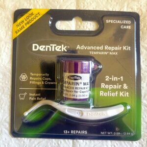 DenTek Temparin Max Advanced Dental Repair Kit, Loose Cap Set, 13+ Repairs X 3